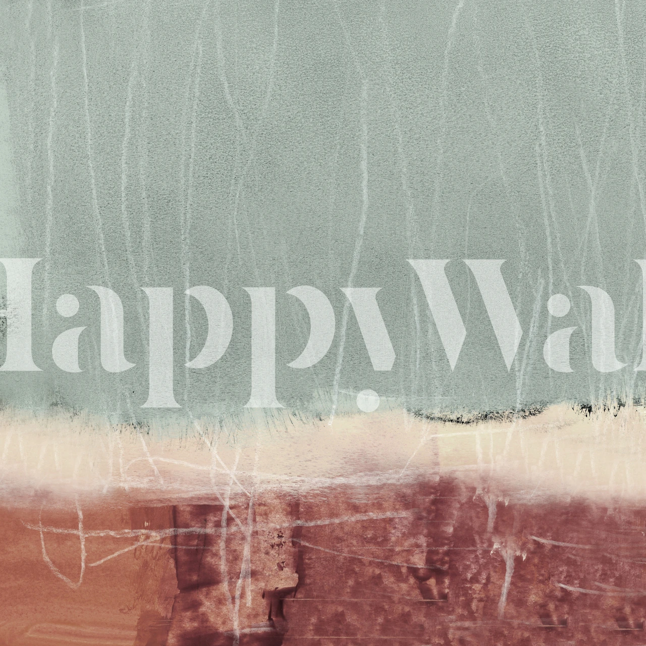 Color and texture study wallpaper in a room