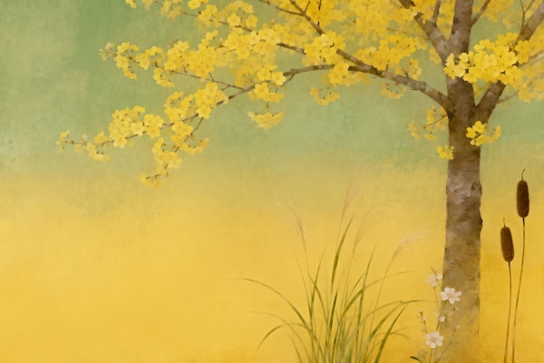 Antique Japanese Sakura Tree Branch