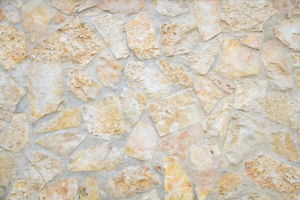 Rustic Pastel Portugese Stone Wall 1