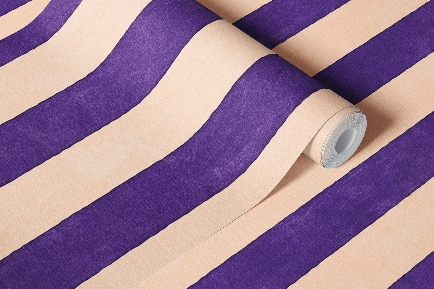 STRIPES 001 H - Fig wallpaper roll