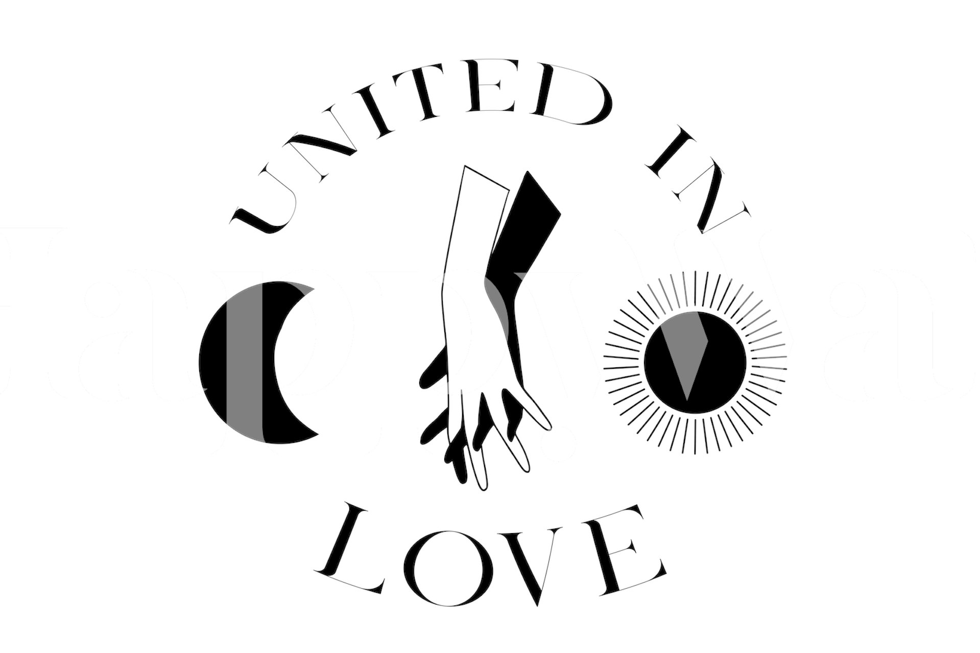 Celestial Hands con papel de sol y luna