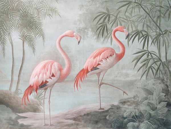Flamingo Bros Vintage Painting