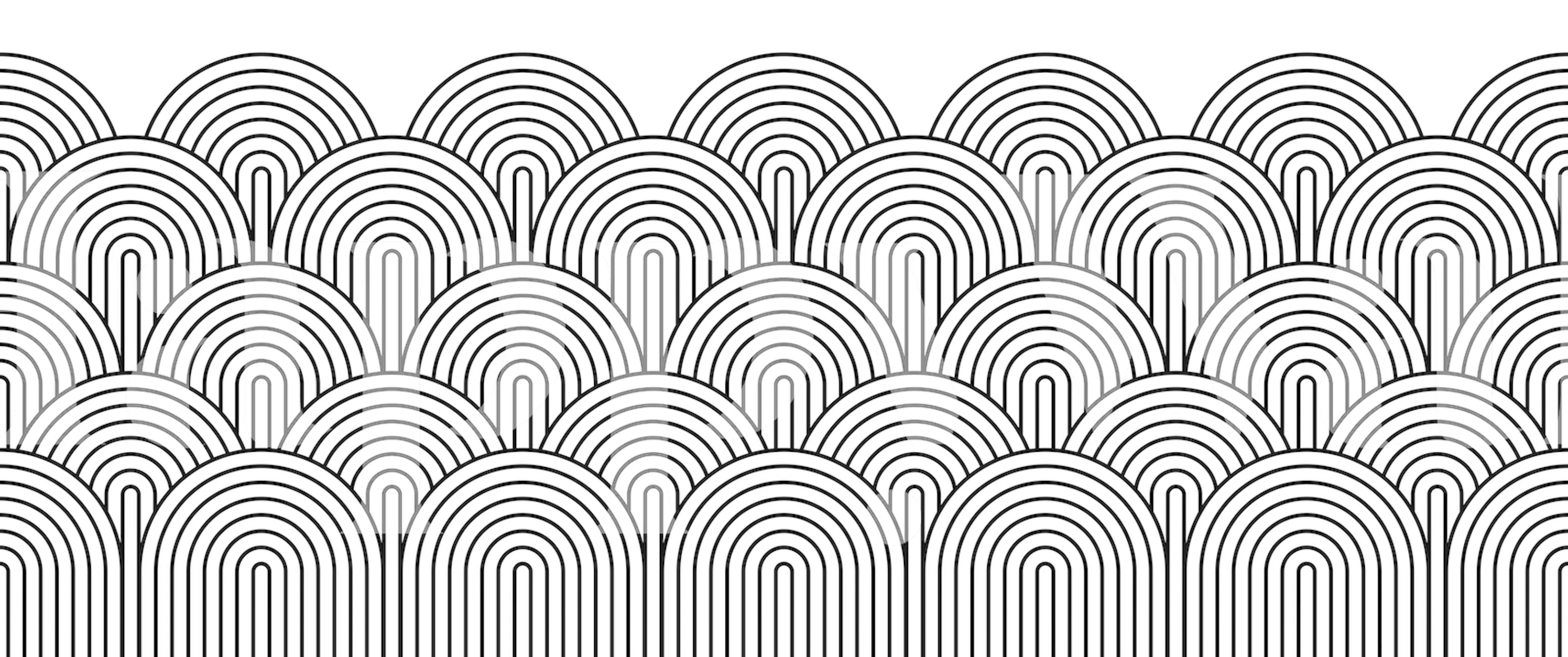 Lines and circles 43 wallpaper in a room