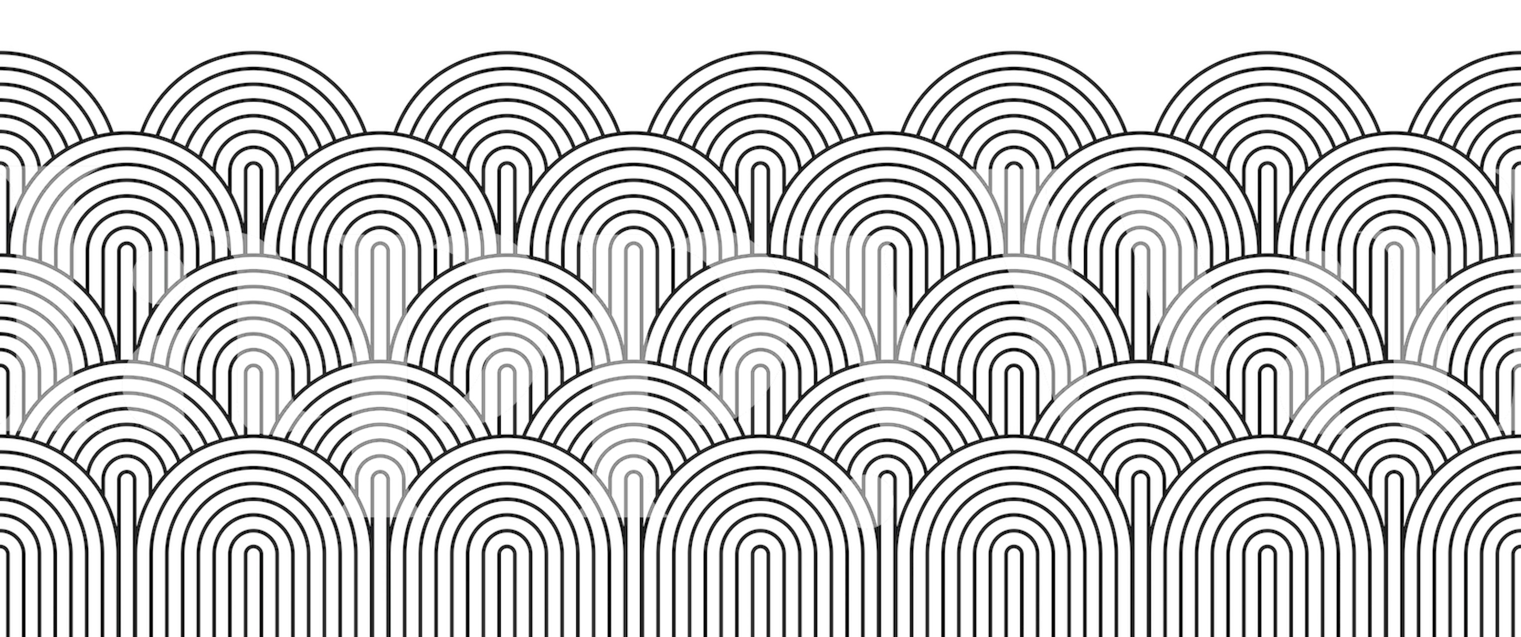 Lines and circles 43 tapet i et rom