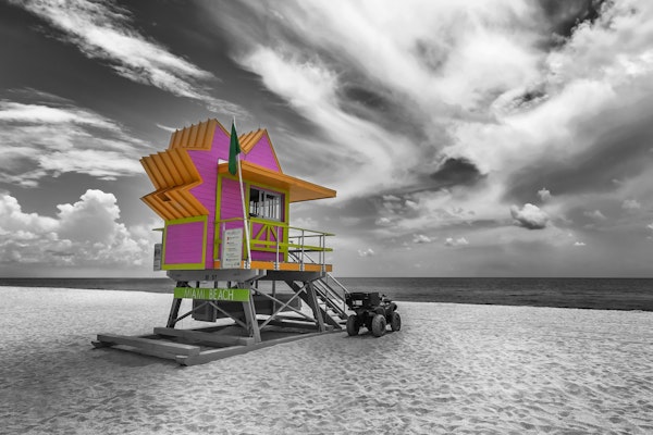 MIAMI BEACH Pink Florida Flair