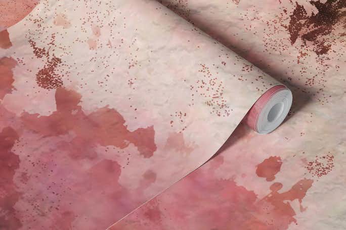 Beige Blush Oil Paintingwallpaper roll