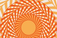 Seventies Summer Sunrise carta da parati