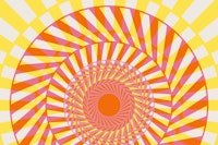 Seventies Sunrise Vintage tapete