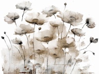 Wildflower Bouquet Watercolor ταπετσαρία