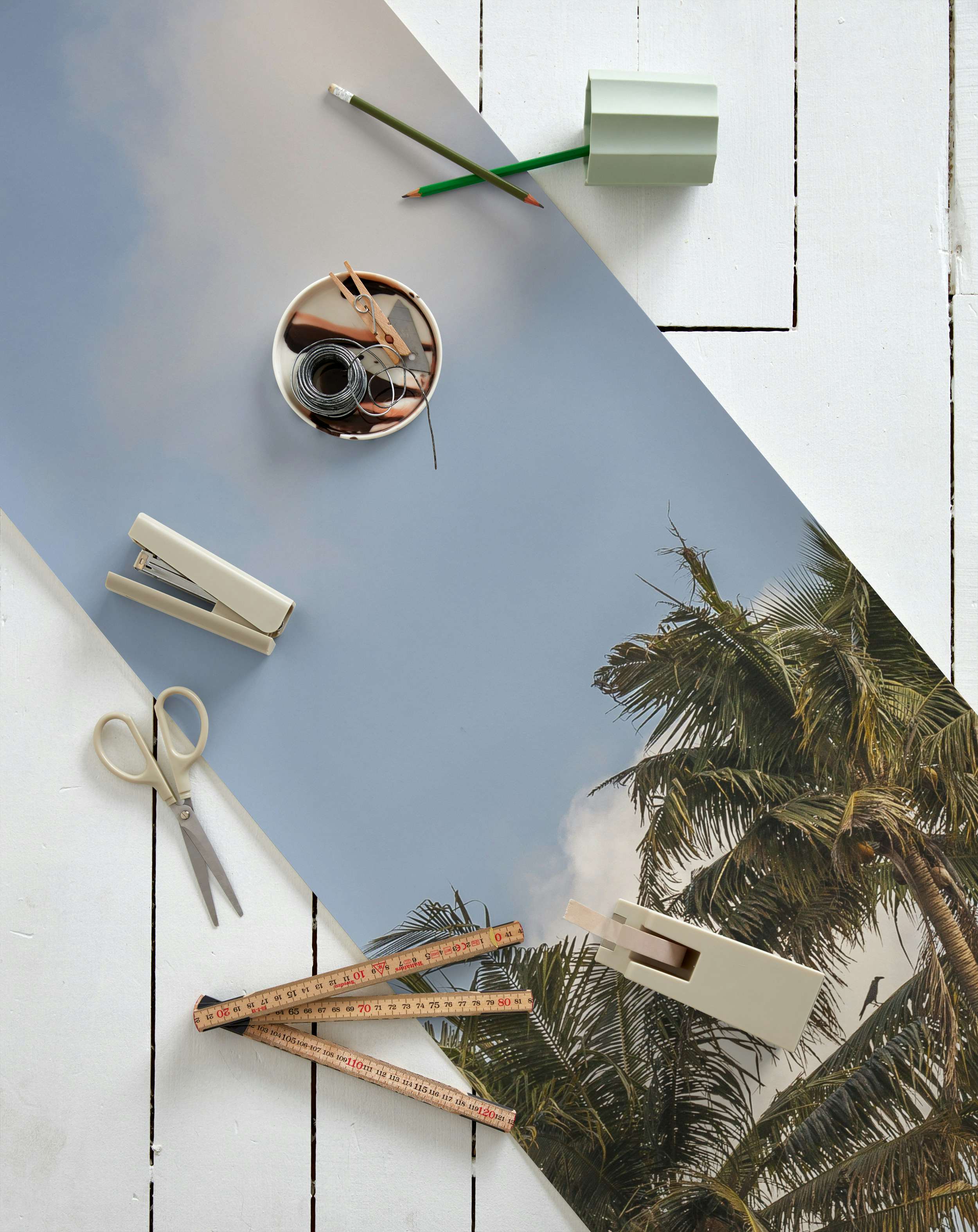 Tropical Island tapet roll
