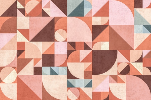 Mid-Century Bauhaus Earthy Tones