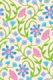Flower Jungle Modern Art Nouveau Floral Cream