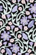 Flower Jungle Modern Art Nouveau Floral Dark