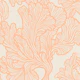 Waving Coral Reefs - Peach Fuzz on White