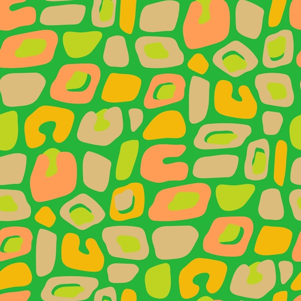 WILD THING Big Cat Leopard Spots Kelly Green