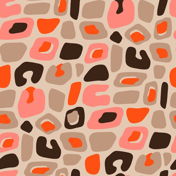 WILD THING Big Cat Leopard Spots MidMod