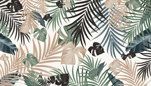 Tropical Jungle Leaves 13 - Landscape