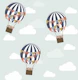 Floral Hot Air Balloon - Large