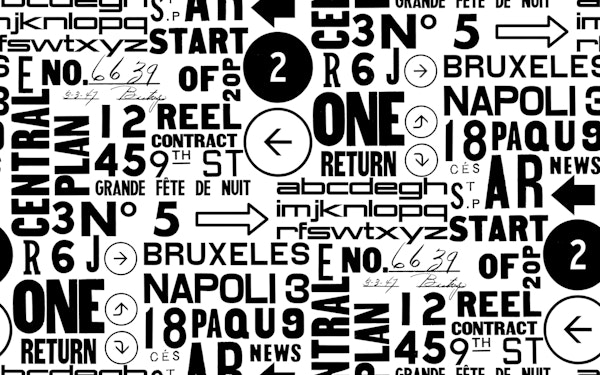 Urban Typography Black And White