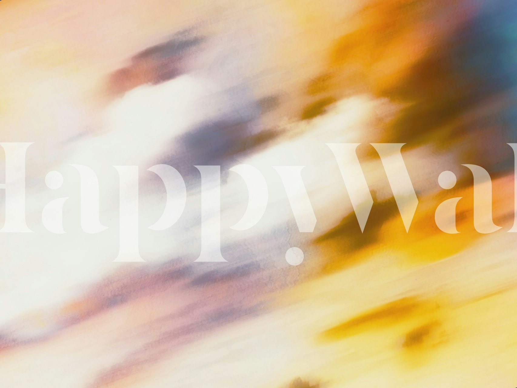 Sunrise Cloud wallpaper in a modern room