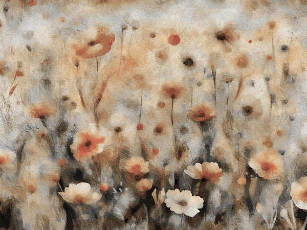 Antique Moody Wildflowers