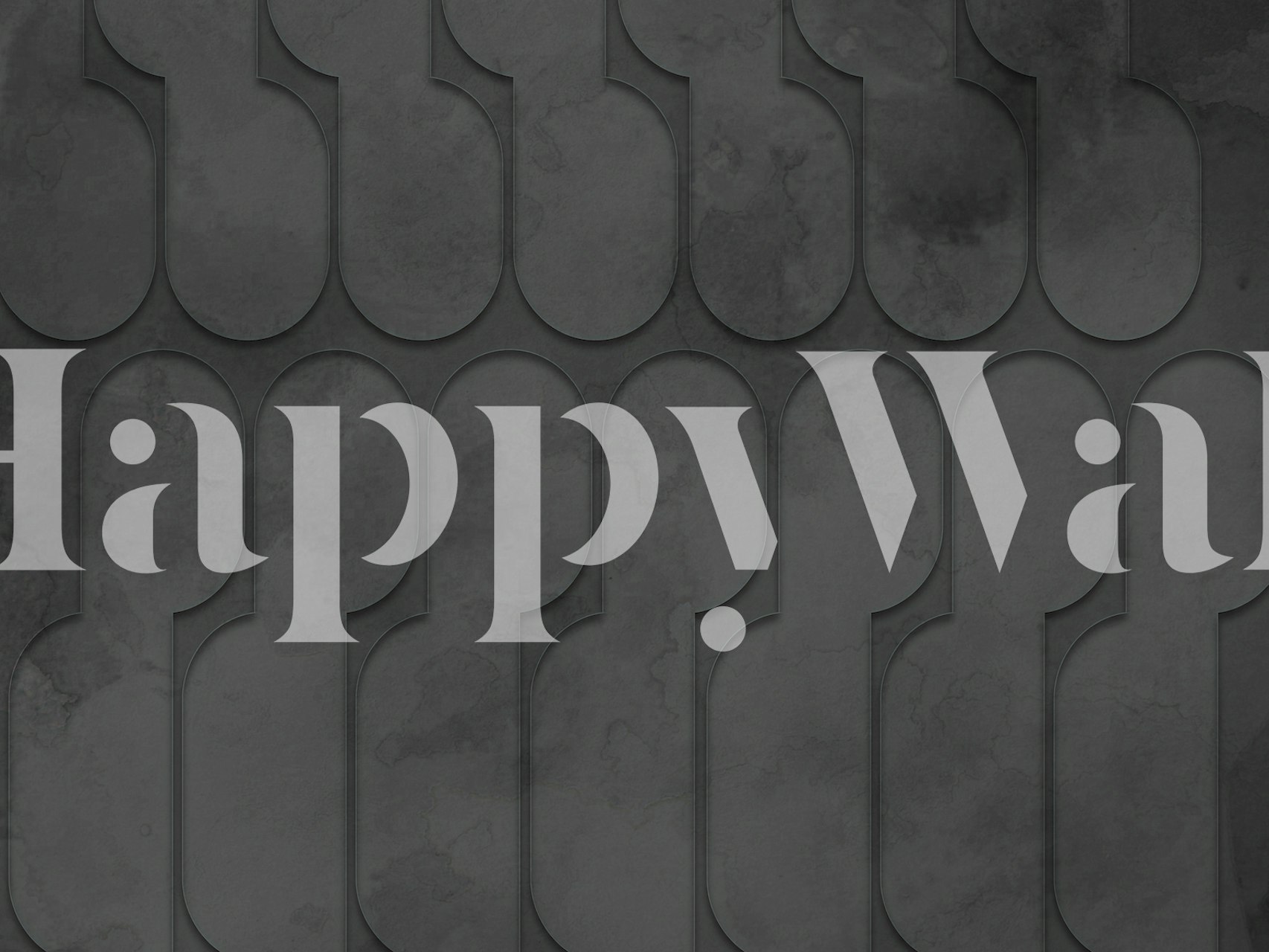 3D Mid Century Bauhaus Sculpture carta da parati in una stanza