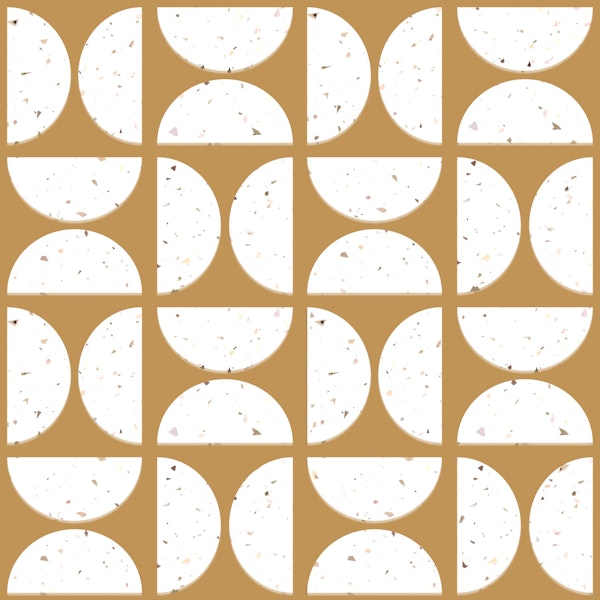 Modern 3D Bauhaus Mid Century