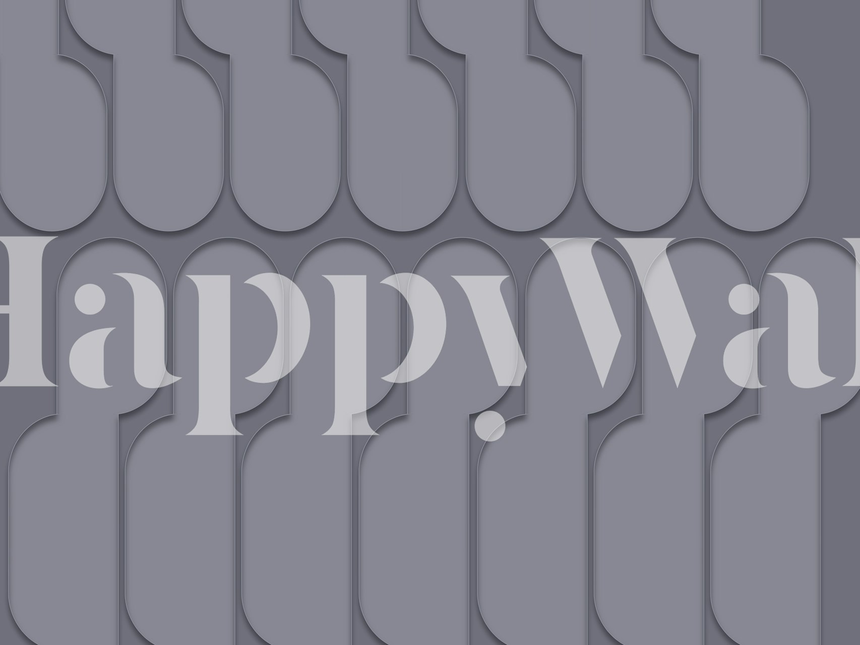 Geometric shapes in soft grey tones wallpaper