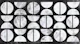 Large Mid Century Modern Marble