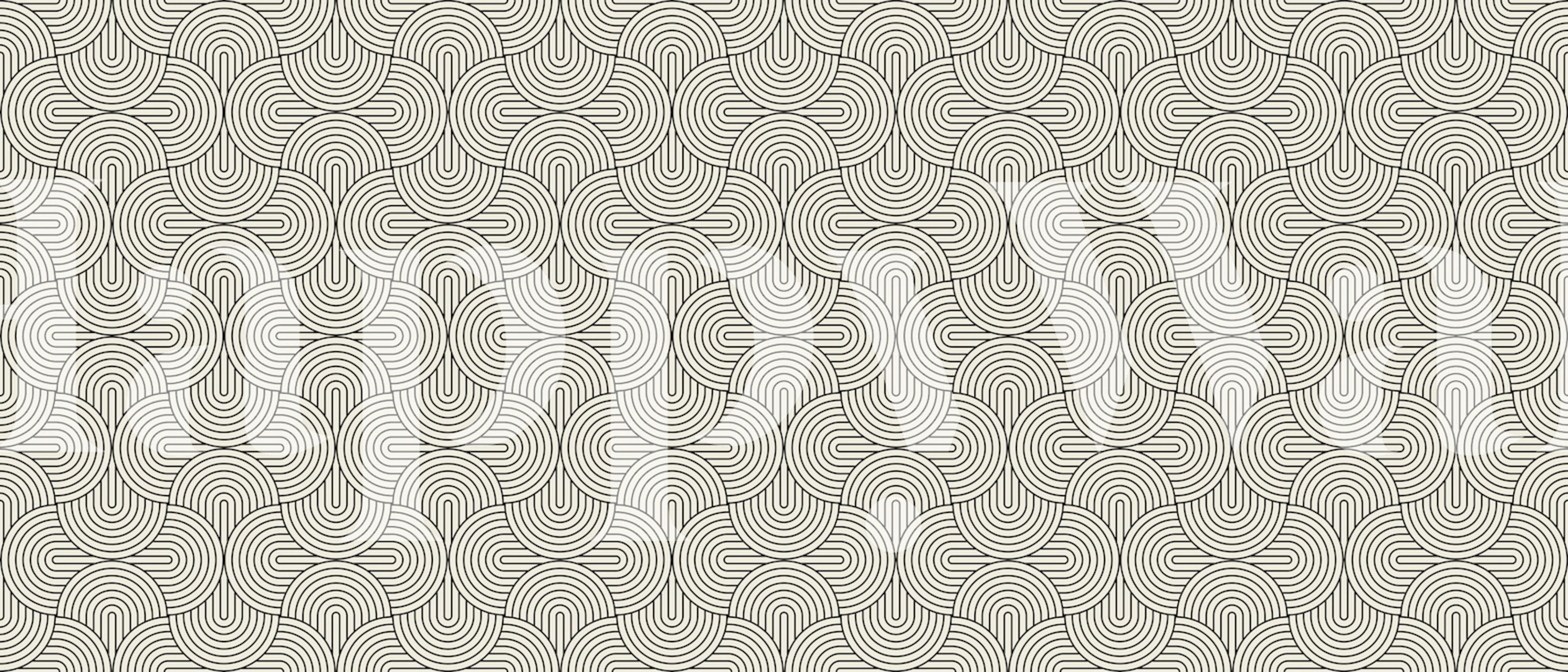 Pattern of circles tapeta v místnosti