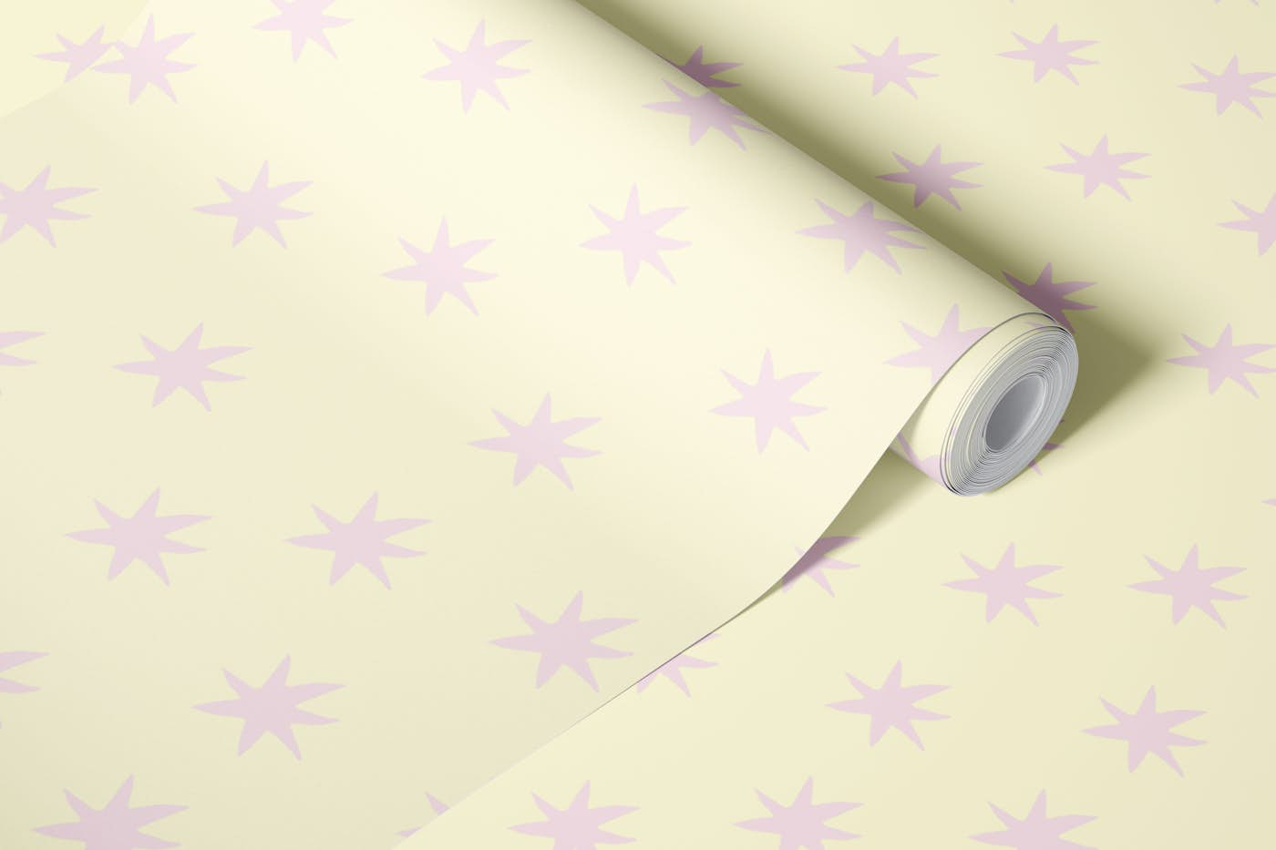 Sweet Dreams Pink Stars Whimsical Nursery wallpaper roll