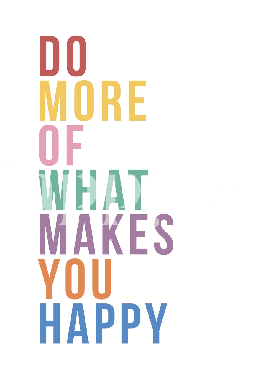 Colorful motivational quote wallpaper with vertical text