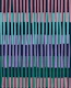 Block print geometrics stripes dark blue