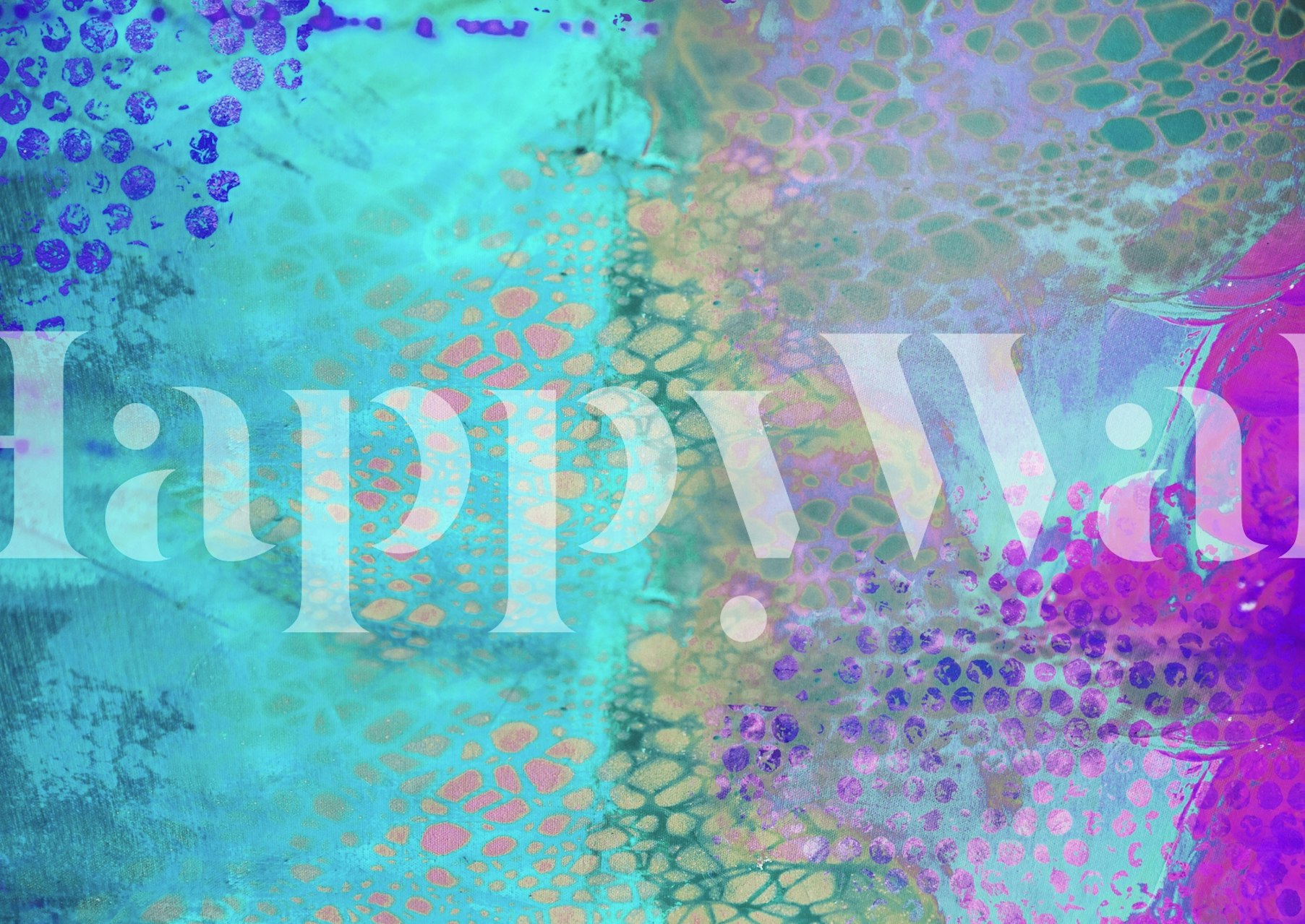 Painted abstract background wallpaper in a room