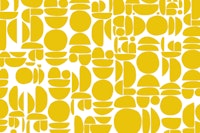 Yellow Cutouts carta da parati