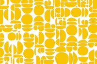 Yellow Cutouts wallpaper