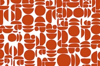 Crimson Cutouts carta da parati