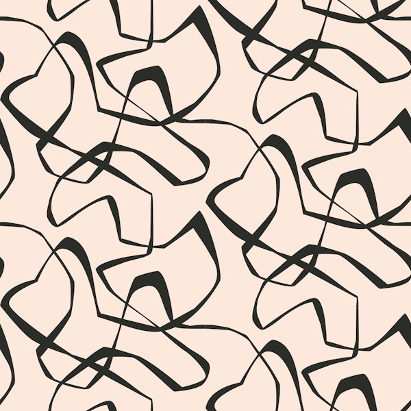 japandi imperfect lines soft black sand XL