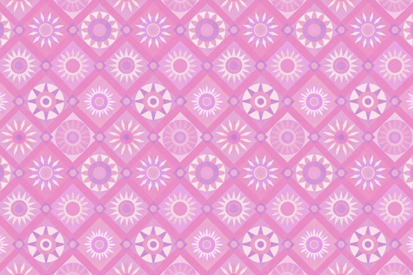 Whimsical Sunshine Quilt Collage Pink