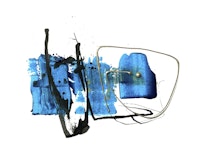 Close Relation Blue Abstract Art ταπετσαρία
