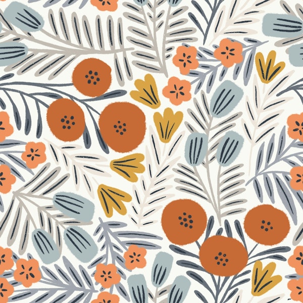 Shirley (orange and blue)