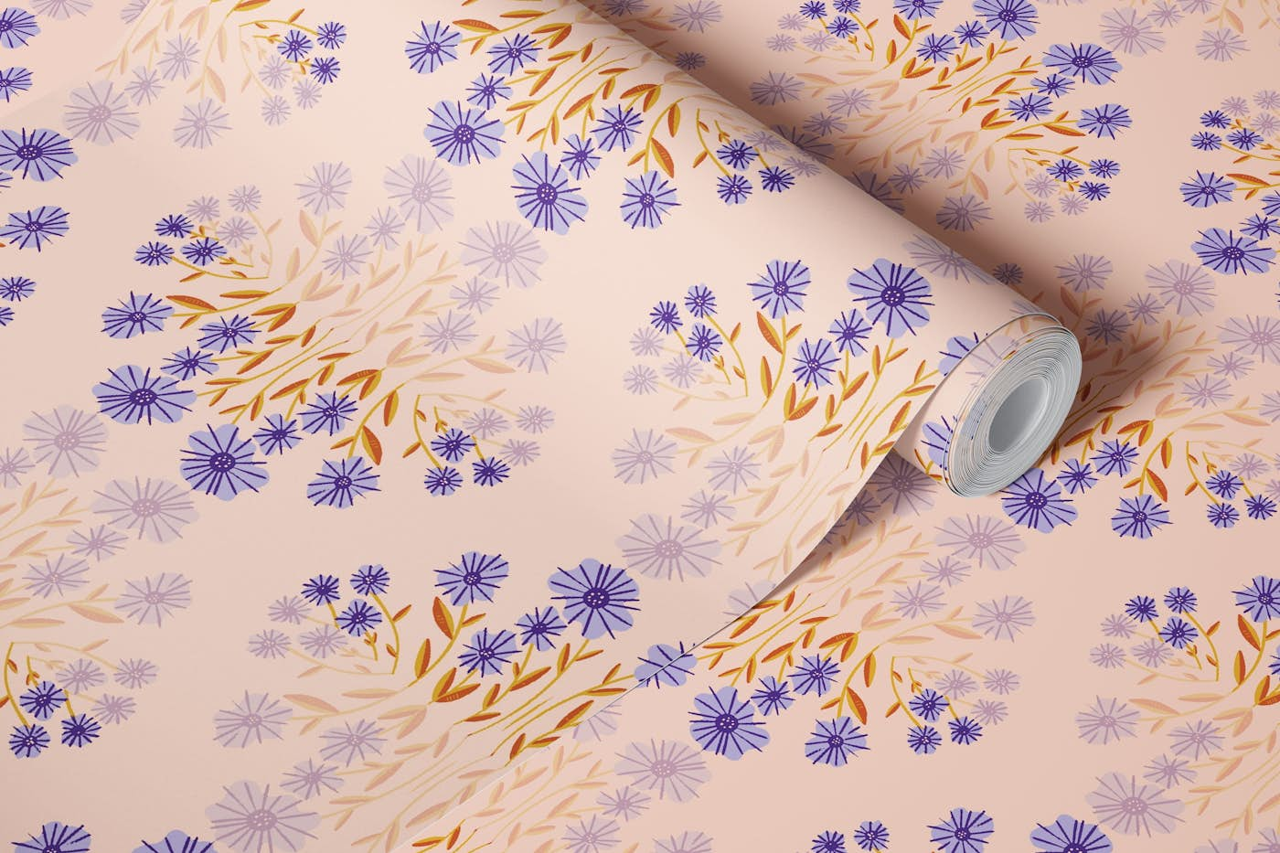 Through the Looking Glass - Light Violet wallpaper roll