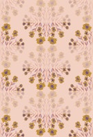 Through the Looking Glass - Mustard wallpaper