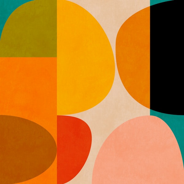 Bauhaus geometric abstraction variation 2