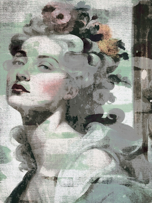 Madame Baroque Floral Canvas
