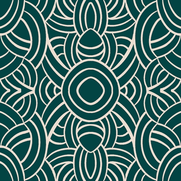 Tropical Symbols - Deep Green