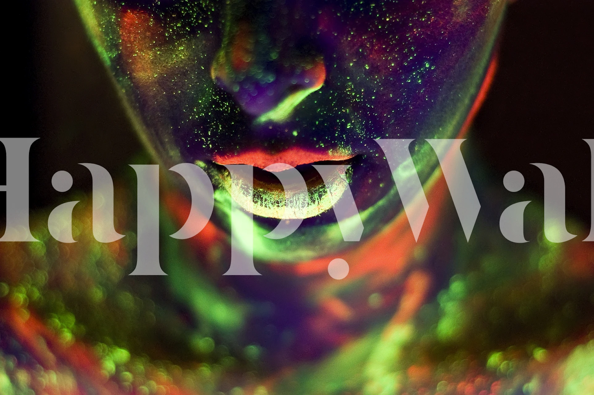 Carta da parati colorata Alices World in una stanza