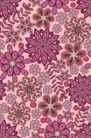 PASSEMENTERIE Boho Floral - Viva Magenta papiers peint