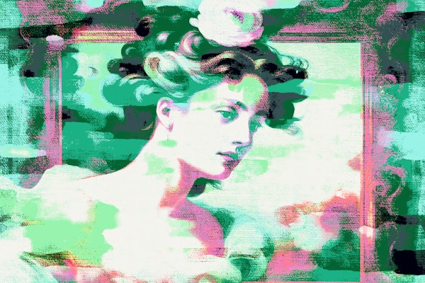 Madame Art Nouveau Pop Art
