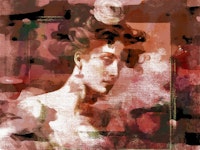 Madame Art Nouveau wallpaper